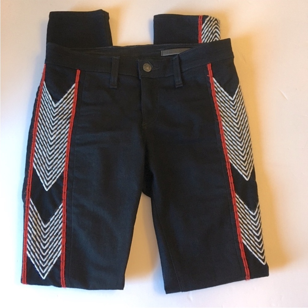 RAG & BONE Dark Denim with Stripes Down Side